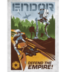 Retro Galactic Space Poster  TatooineInspired SciFi Canvas Wall Art 5
