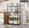 Multilayer Kitchen Storage Shelf  Microwave Oven Rack Space Saver 1
