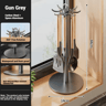 Rotating Kitchen Utensil Stand With 8 Hooks  SpaceSaving Countertop Organizer 1
