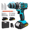 Electric Screwdriver Set Cordless Drill Kit Lithium Battery Drill Home DIY Tool Kit Electric Hand D 1