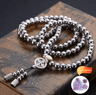 Tactical Titanium EDC Necklace With Steel Buddha Bead Chain 2