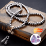 Tactical Titanium EDC Necklace With Steel Buddha Bead Chain 3