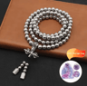 Tactical Titanium EDC Necklace With Steel Buddha Bead Chain 8