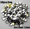 50PCS Nickel Fishing Spinner Blades For Flattie  Plaice Rigs 2