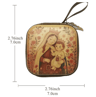 Portable Virgin Mary Rosary Storage Case For Prayer  Jewelry Organization 17