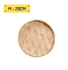 Handwoven Bamboo Basket Tray For Fruit Bread  Home Decoration 3