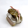 Cute Frog AirPods Case With Pink Bow  Handmade Funny Earphone Cover 3