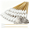 Professional Pet Ear Cleaning Cotton Swabs DoubleSided Bamboo Swabs For Dogs  Cats 2