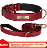 Personalized PU Leather Dog Collar With Free Engraved Nameplate For All Dog Sizes 10