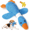 Duck Plush Dog Toy With Quacking Sound  Durable Chew  Teeth Grinding Companion For Dogs 4