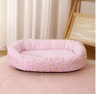 Floral AllSeason Pet Bed  Soft Sofa Sleeping Pad For Dogs  Cats 3