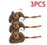 Interactive Plush Mouse Cat Toy  Squeaky BiteResistant Chew Toy For Cats  Kittens 6