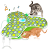 Interactive Hide  Seek Cat Toy  Motion Activated Squeaky Mouse  Feather Teaser For Cats 3
