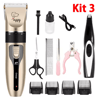 Professional Rechargeable Pet Grooming Clipper Kit For Dogs  Cats 1