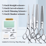 Fenice Professional Pet Grooming Shears Set For Dogs  Cats 2
