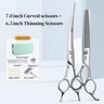 Fenice Professional Pet Grooming Shears Set For Dogs  Cats 7
