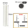 PVC Sisal Rope Cat Scratching Post Replacement For DIY Cat Trees 2