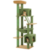 MultiLevel Cat Tree Tower With Large Condo Beds  Scratching Posts 4