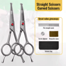Fenice Professional Round Tip Pet Grooming Scissors  Safe Trimming Tool For Eyes Face  Paws 2
