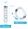 Flow Master Large Capacity Feeding Syringe Kit With Hose  MultiPurpose Pet Care Injector 2