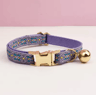 Charm Paws Personalized Cat Collar  Leash Set With Bell And Engraved Name Tag 4