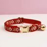 Charm Paws Personalized Cat Collar  Leash Set With Bell And Engraved Name Tag 9