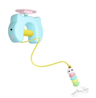 Smart Hanging Door Cat Toy  Automatic Swing Feather Teaser With Dual Ropes 4