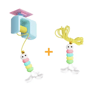 Smart Hanging Door Cat Toy  Automatic Swing Feather Teaser With Dual Ropes 5