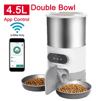 Smart APP Automatic Pet Feeder  Double Meal Remote Feeding Dispenser For Cats  Dogs 1