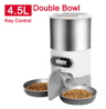 Smart APP Automatic Pet Feeder  Double Meal Remote Feeding Dispenser For Cats  Dogs 2