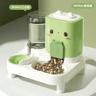 Automatic GravityFed Pet Feeder  Water Dispenser  Large Capacity SpillProof Feeding Station 1
