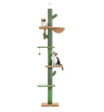 Adjustable Height Cat Tree Floor To Ceiling Cat Tower With Condo  Hammock 2