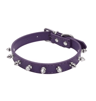 Leather Spiked Pet Collar  Adjustable Studded Neck Strap For Dogs  Cats 3