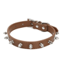 Leather Spiked Pet Collar  Adjustable Studded Neck Strap For Dogs  Cats 9