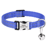 Customized Reflective Nylon Pet Collar  Adjustable ID Collar For Cats Puppies  Small Dogs 1