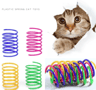 Interactive Cat Spring Toy Set Colorful Cat Spring Toys For Indoor Hunting  Play 1