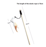 Feather BChase Interactive Cat Wand Toy With Colorful Feather Teaser 4