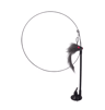 Feather Fly Suction Cup Bird Teaser Wand Toy For Cats 5