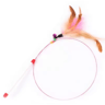 DragonTotoro 360 Rotating Cat Teaser Wand With Bell  Fish Head Toy 1