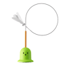 FeatherFlex Suction Cup Cat Teaser Wand With Bell  BiteResistant Design 1
