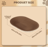 Large Oval Corrugated Cat Scratcher Bed  Fun Lounger  Furniture Protector For Indoor Cat 3