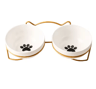 Comfort Rise Ceramic Pet Bowl Set Elevated Double Cat  Dog Feeding Bowl For Comfortable Dining 5