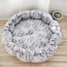 CozyNest Plush Pet Bed Basket For Cats Kittens  Small Dogs 5