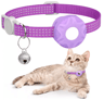 SafeTrack Reflective AirTag Cat Collar With Bell  Secure Holder 8