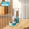 CageMount Gravity Pet Feeder  Water Dispenser Set  Hanging Automatic Food  Water Station For Cats D 2