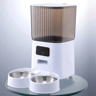 Smart Automatic Pet Feeder With Camera And Voice Recorder  5L Dual Bowl Food Dispenser 2