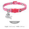 Personalized Engraved Nylon Cat Collar With Custom ID Tag 3