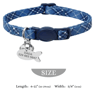 Personalized Engraved Nylon Cat Collar With Custom ID Tag 6