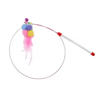 Telescopic Carbon Fiber Cat Wand Toy With Feather Teaser 1