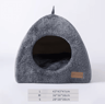 Cozy Triangle Cave Cat Bed  Warm Pet Sleeping Nest 1